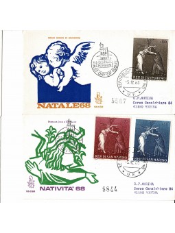 1968 FDC VENETIA SAN MARINO...