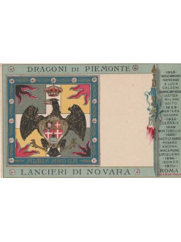 CARTOLINA MILITARE LANCERI...