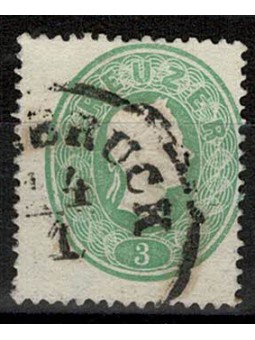 1860-61 AUSTRIA EFFIGIE 3 K...
