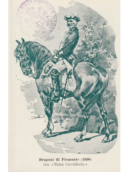 CARTOLINA MILITARE DRAGONI...