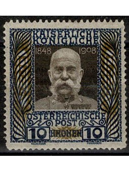 1908 AUSTRIA 60 ANN. REGNO...
