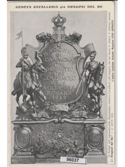 CARTOLINA MILITARE GENOVA...