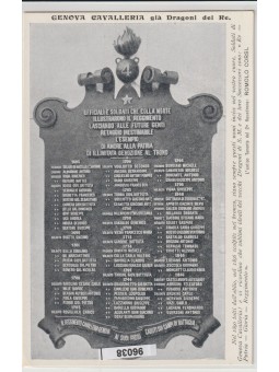 CARTOLINA MILITARE GENOVA...