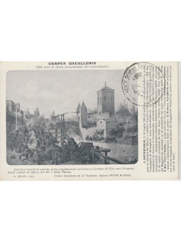 CARTOLINA MILITARE GENOVA...