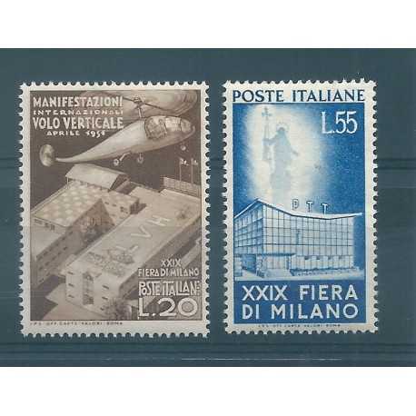 1951 REPUBBLICA ITALIANA 29 FIERA DI MILANO 2 V MNH MF15952