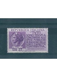 1953 REPUBBLICA ITALIANA DENUNCIA REDDITO 1 V MNH MF15963