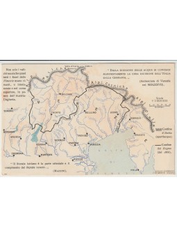 CARTOLINA CARTINA LITORARE...