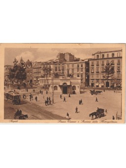 CARTOLINA NAPOLI PIAZZA...