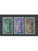 1949 TRIESTE A SERIE ERP PROG RICOSTRUZIONE EUROPEO 3 VAL NUOVI MNH MF23217