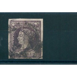1860 SPAGNA ESPANA EFFIGIE ISABELLA II VOLTA A SINISTRA 2 R - UN VAL USATI MF16187
