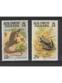 SOLOMON ISLANDS 1982 FAUNA...