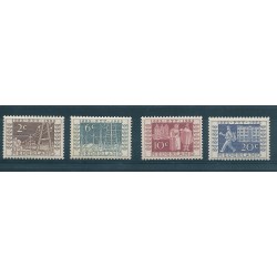 1952 OLANDA NEDERLAND ESPOSIZIONE DI UTRECHT 4 VALORI NUOVI MNH MF16159