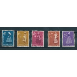 1958 OLANDA NEDERLAND SERIE BENEFIENZA 5 VALORI NUOVI MNH MF16233