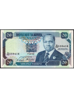 KENYA 1991 BANCONOTA 20...