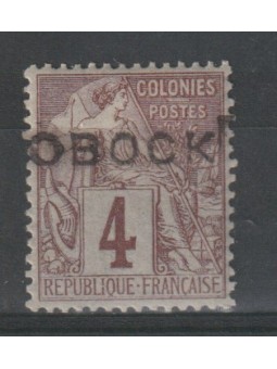 OBOCK 1892 SOVRASTAMPA TIPO...