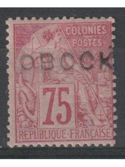 OBOCK 1892 SOVRASTAMPA TIPO...