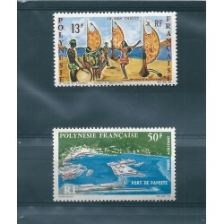 POLINESIA POLYNESIE 1964 PAESAGGI DIVERSI 6 VAL MNH MF16322