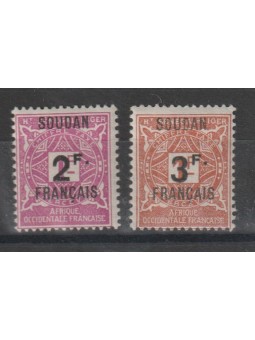 SUDAN SOUDAN 1927 TASSE 2...