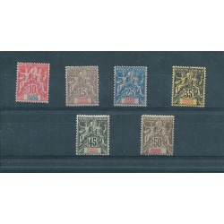 GRANDE COMORE 1900-07 DEFINITIVA 6 V MLH MF16327