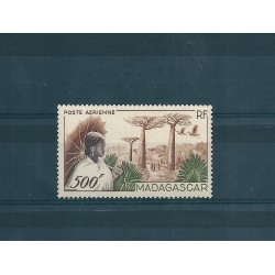 MADAGASCAR MALAGASY 1952 PAESAGGIO 1 VAL NUOVO MNH MF16340