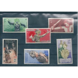 LAOS 1955 PERSONAGGI FAVOLE 6 VAL MNH MF16345