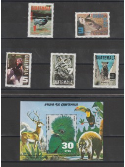 1979 GUATEMALA FAUNA...