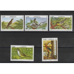 CUBA 1978 UCCELLI 5 VAL MNH MF53252