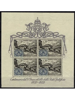 1952 VATICANO FOGLIETTO...