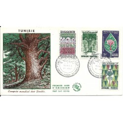 FDC TUNISIA TUNISIE 1960 CONGRESSO MONDIALE DELLE FORESTE MF16422