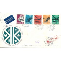 FDC INDONESIA 1959 CONFERENZA PIANO COLOMBO MF16446