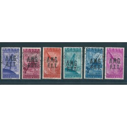 1947 TRIESTE A AMG-FTT CINQUANTENARIO INVENZIONE RADIO 6 V USATI MF16605