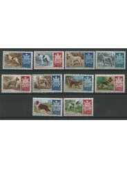 1956 SAN MARINO CANI DI RAZZA 10 VAL MNH MF23456