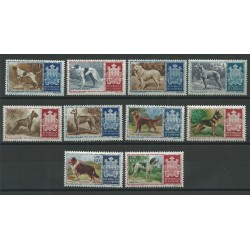 1956 SAN MARINO CANI DI RAZZA 10 VAL MNH MF23456