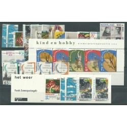 1990 OLANDA NEDERLAND ANNATA COMPLETA 25 VALORI - 1 BF E 1 LIBRETTO MNH MF23474