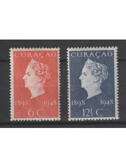 CURACAO 1948 50° REGINA...