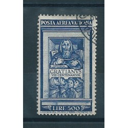 1951 VATICANO VATICAN CITY PA GRAZIANO LIRE 500 UN VAL USATO MF16708