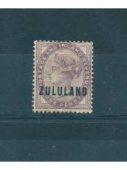 ZULULAND 1888 VICTORIA VITTORIA SOVRASTAMPATO 1 p YVERT N 2 MLH MF168120