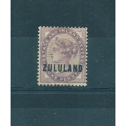 ZULULAND 1888 VICTORIA VITTORIA SOVRASTAMPATO 1 p YVERT N 2 MLH MF168120