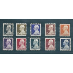 1948-9 MONACO EFFIGIE LUIGI II 10 VAL MNH UN N 302-306A MF16826