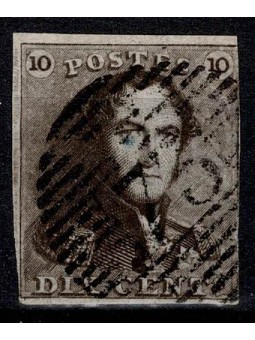 1849 BELGIO EFFIGIE RE...
