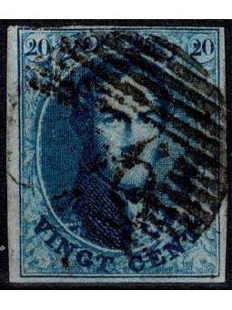 1849/ 50 BELGIO EFFIGIE RE...