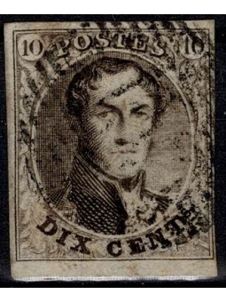1851/ 54 BELGIO EFFIGIE RE...