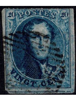 1858/ 61 BELGIO EFFIGIE RE...