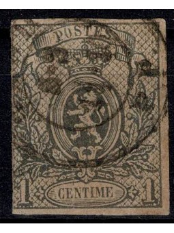 1866 BELGIO STEMMA 1 CENT....