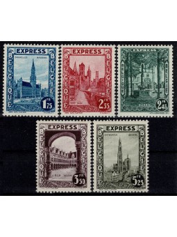 1929 BELGIO ESPRESSI SERIE...