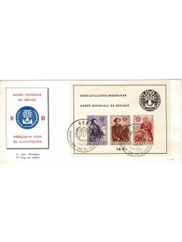 1960 BELGIO FDC ANNO...