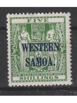 WESTERN SAMOA 1935 FISCALE...