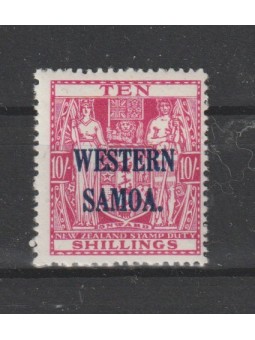WESTERN SAMOA 1935 FISCALE...