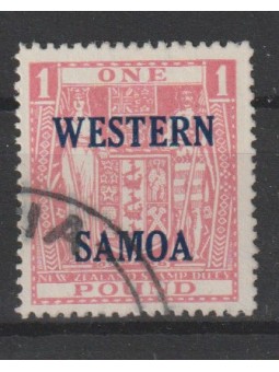 WESTERN SAMOA 1955 FISCALE...