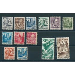 1947 GERMANIA OCCUPAZIONI WURTTEMBERG 13 VAL MNH MF16954